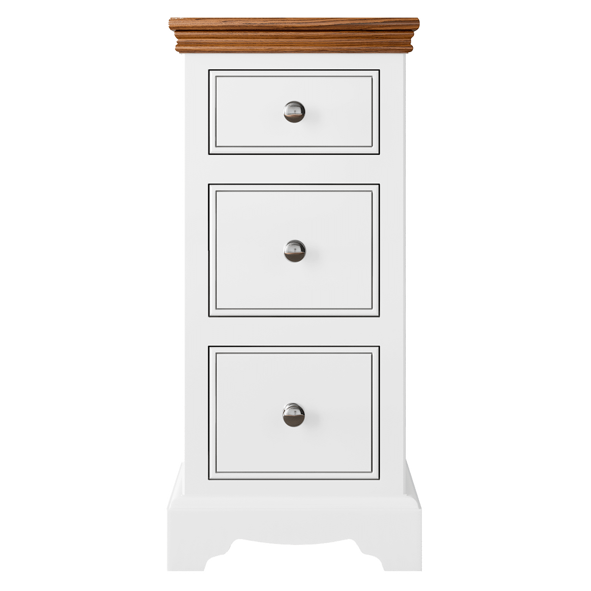 Inspiration Narrow 3 Drawer Bedside