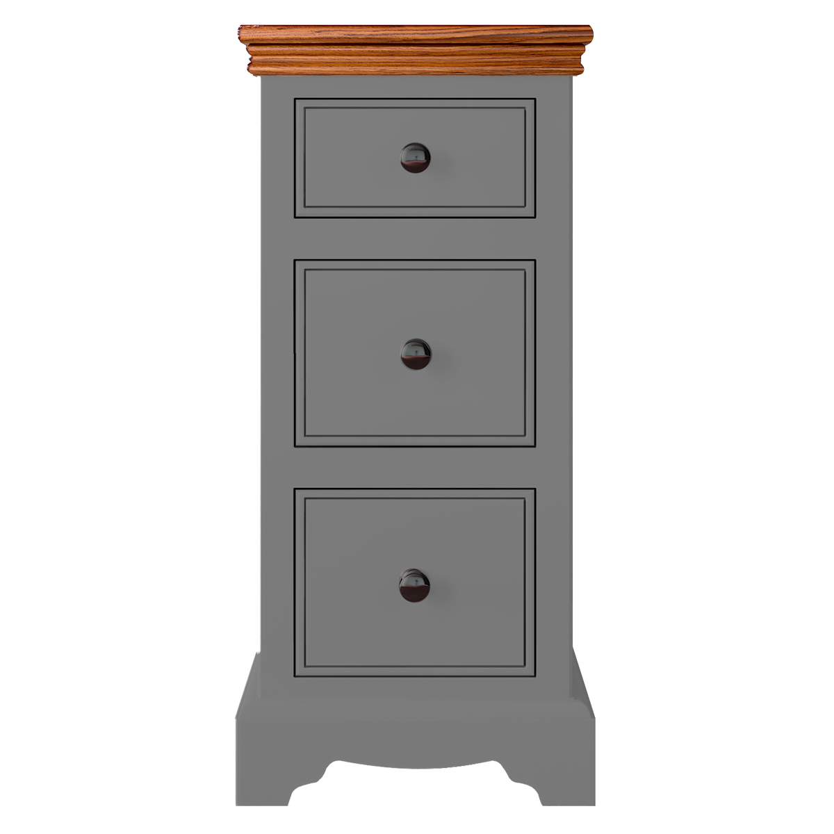 Inspiration Narrow 3 Drawer Bedside