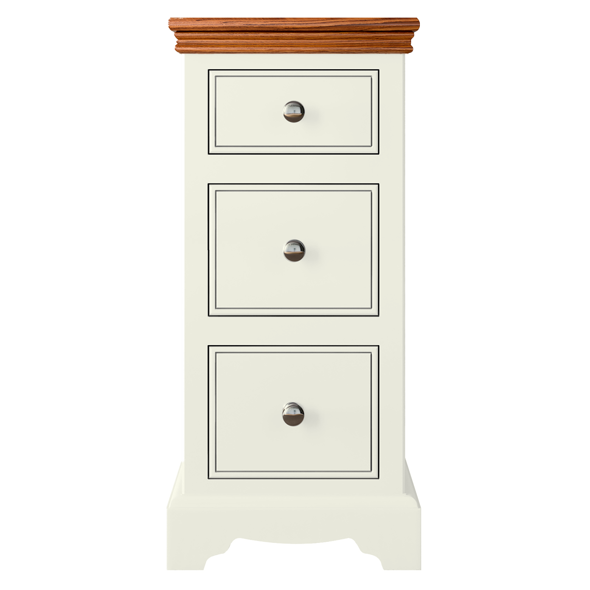 Inspiration Narrow 3 Drawer Bedside
