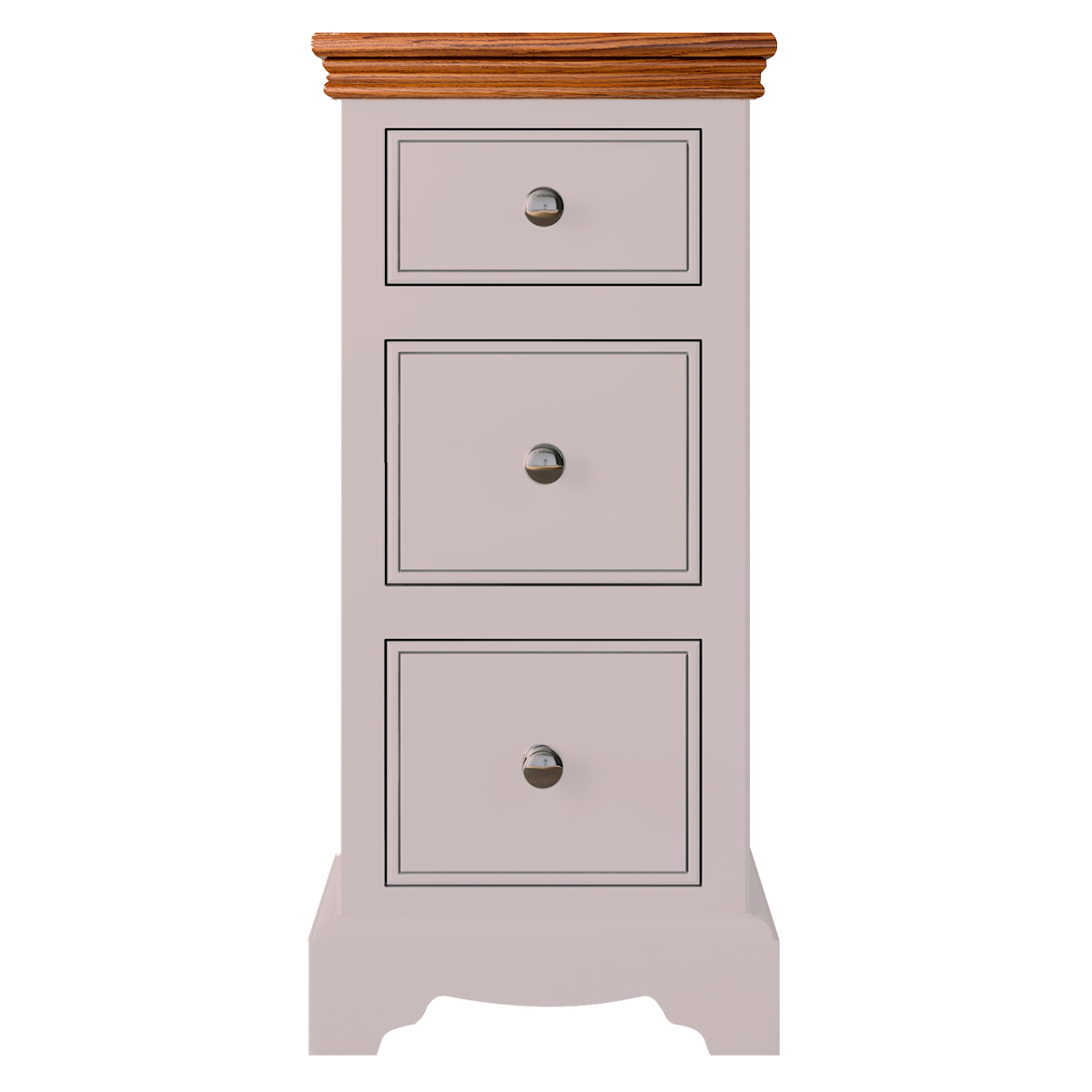 Inspiration Narrow 3 Drawer Bedside