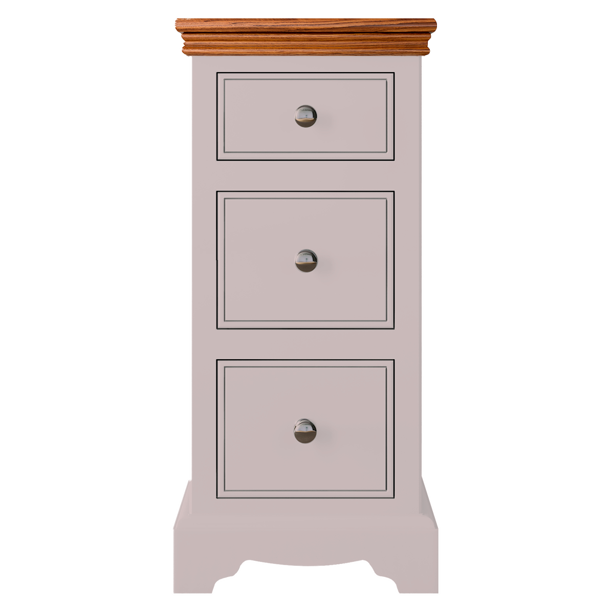 Inspiration Narrow 3 Drawer Bedside