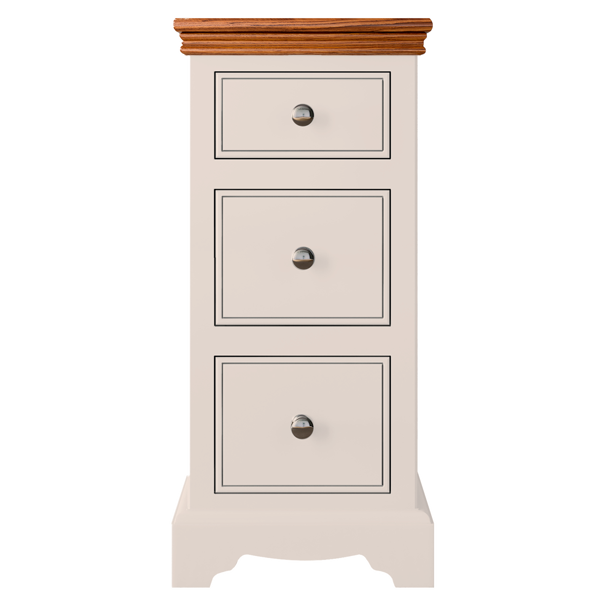 Inspiration Narrow 3 Drawer Bedside