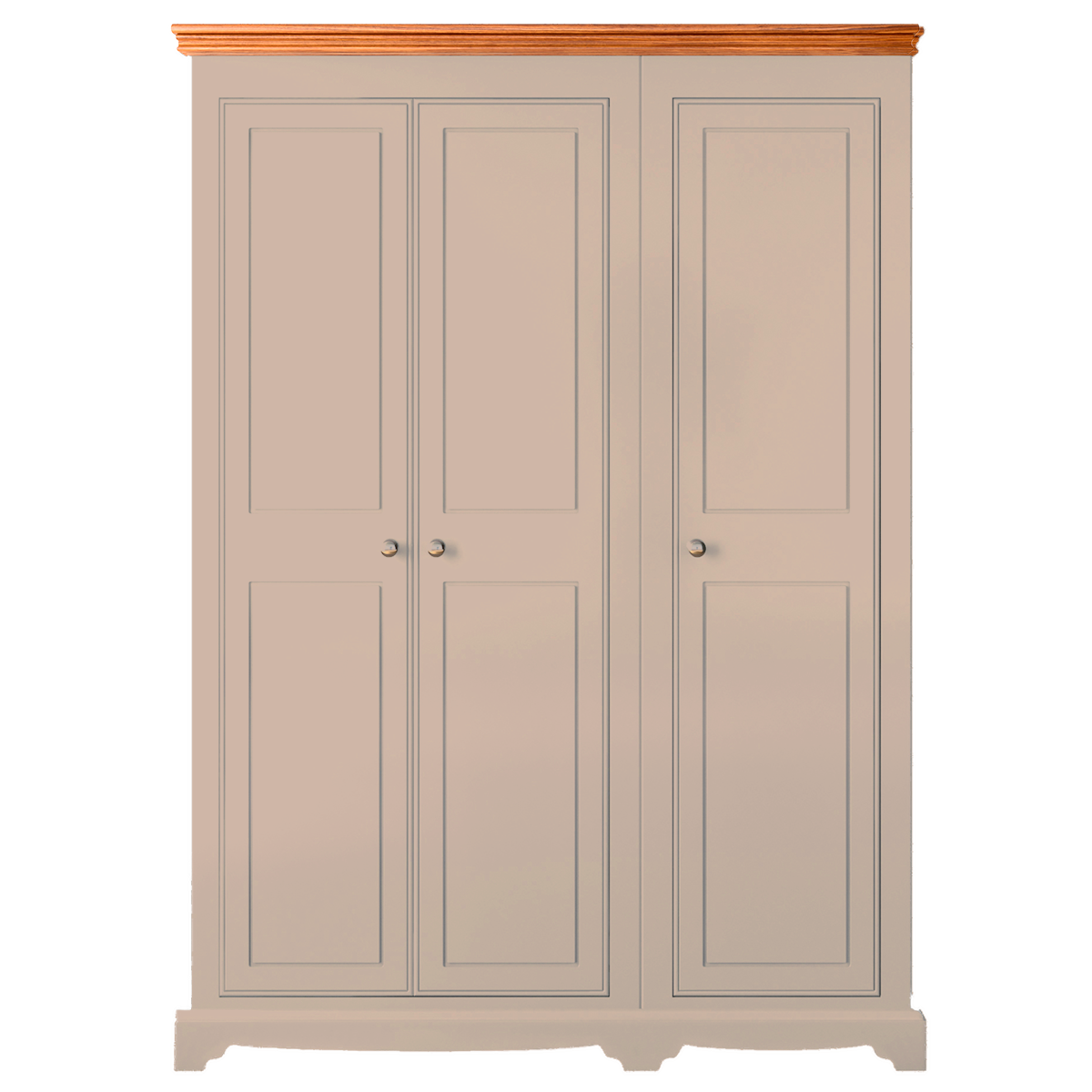 Inspiration Painted Small Triple All Hanging Wardrobe