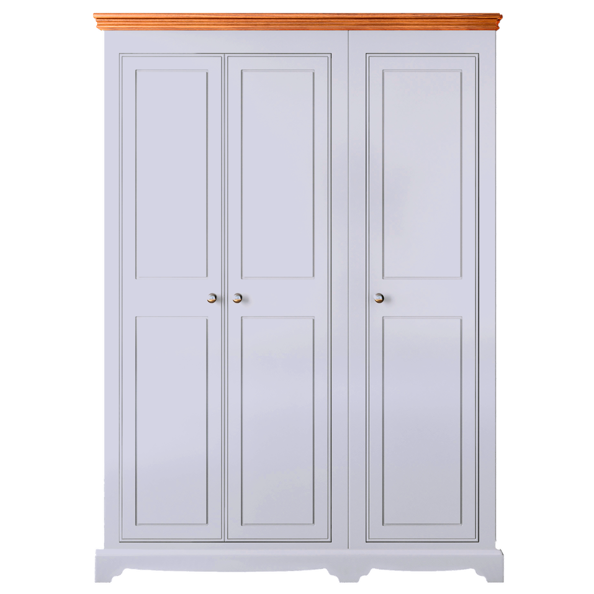 Inspiration Painted Small Triple All Hanging Wardrobe