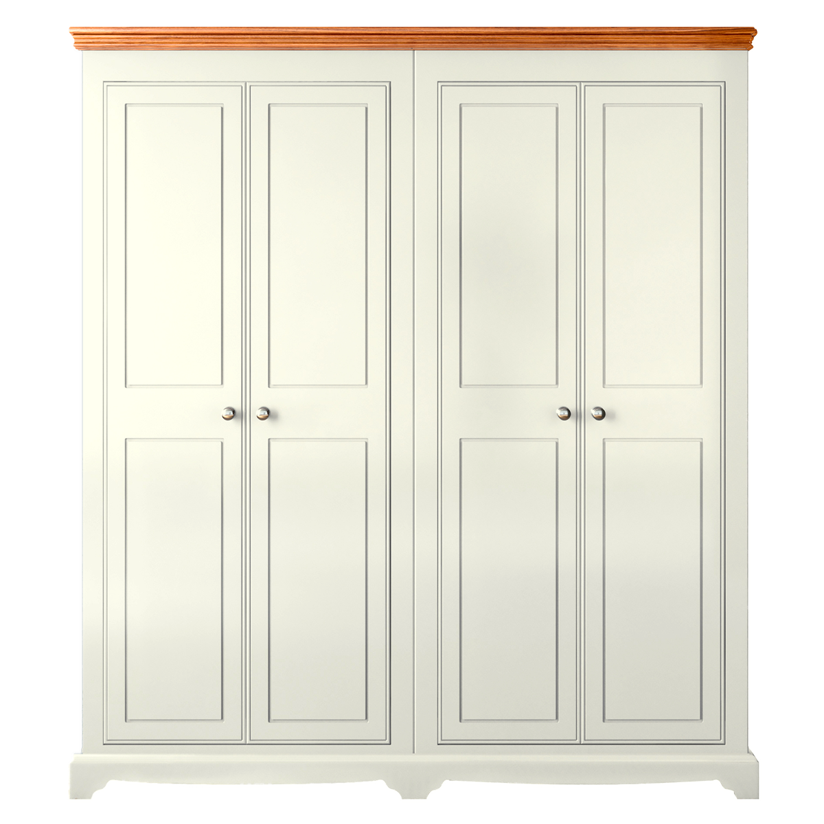 Inspiration Painted 4 Door Wardrobe