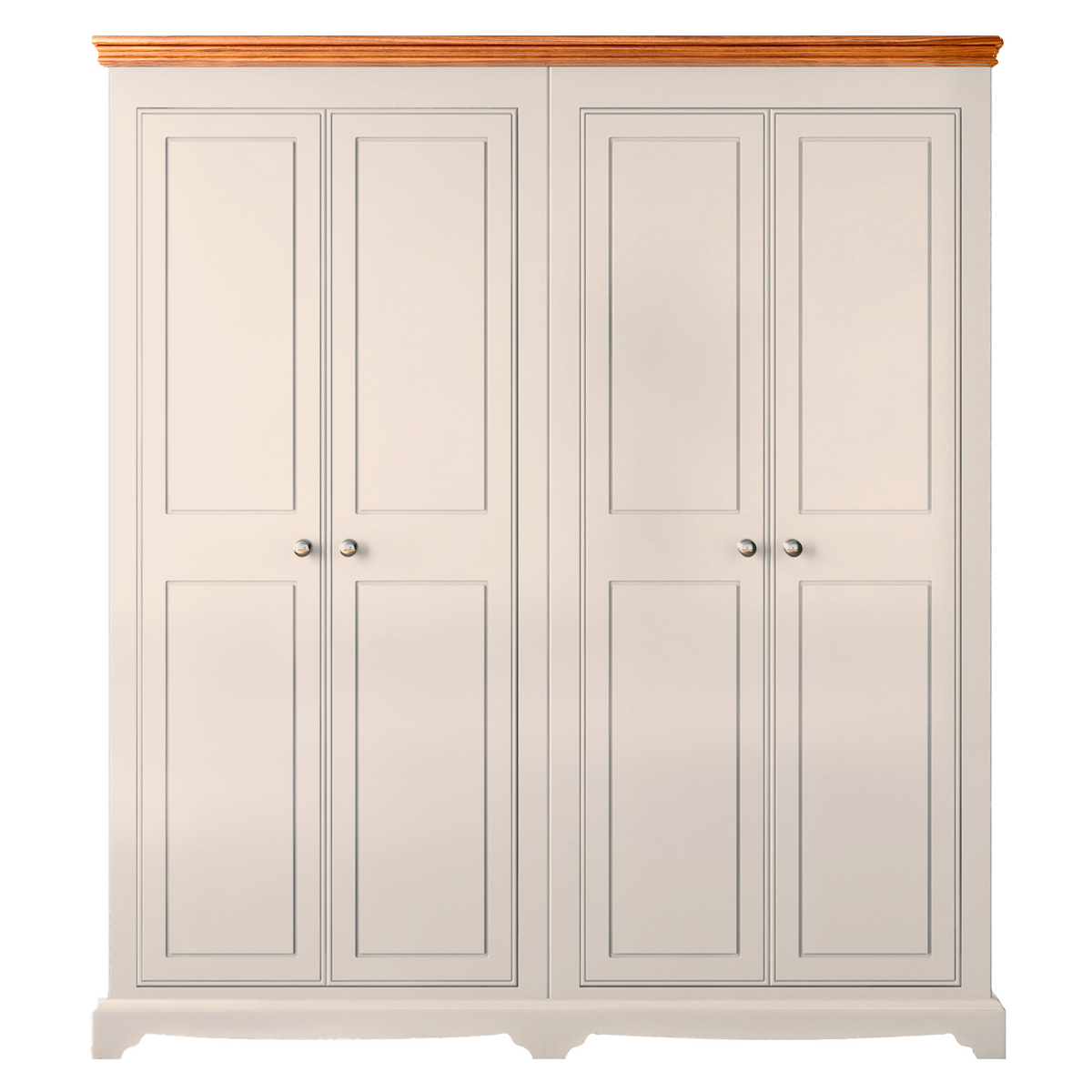 Inspiration Painted 4 Door Wardrobe