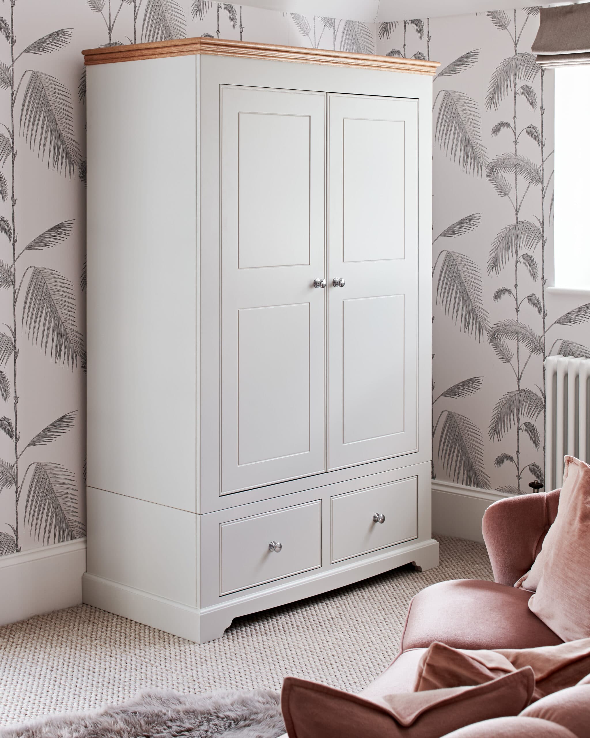 Inspiration Painted Large Triple Wardrobe with Drawers