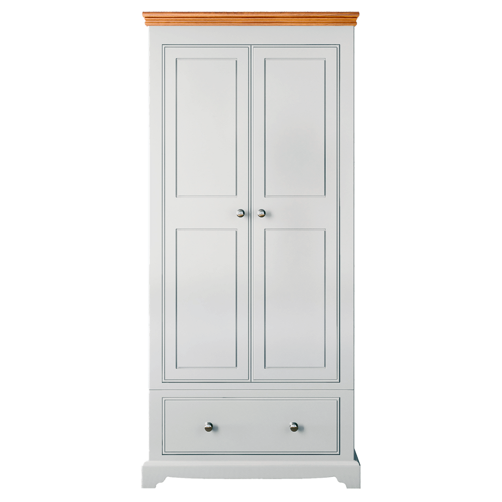 Inspiration Painted 2 Door/1 Drawer Wardrobe