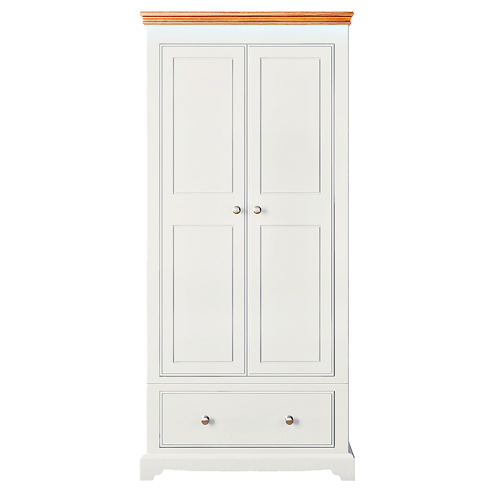 Inspiration Painted 2 Door/1 Drawer Wardrobe
