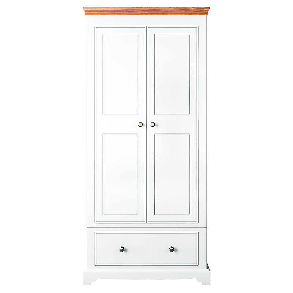 Inspiration Painted 2 Door/1 Drawer Wardrobe