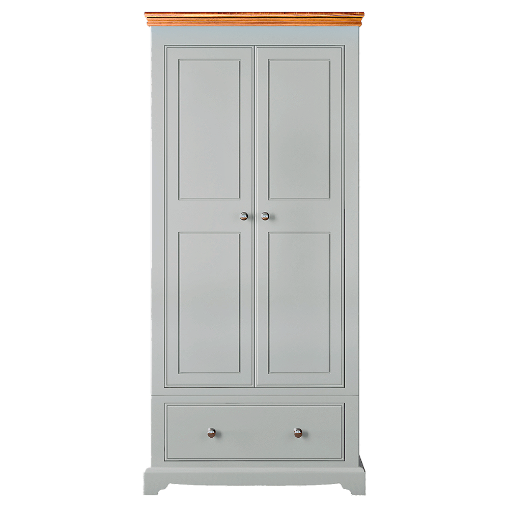 Inspiration Painted 2 Door/1 Drawer Wardrobe