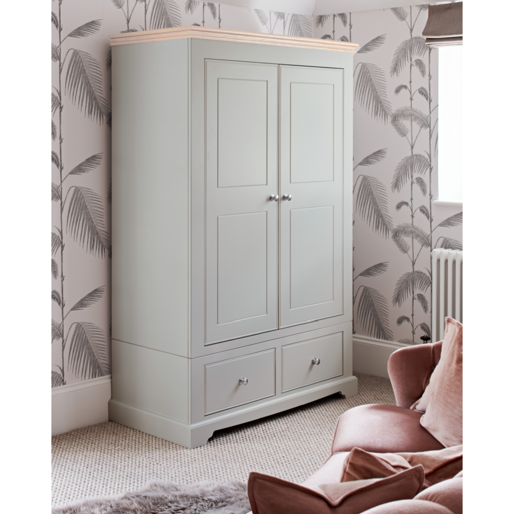 Inspiration Painted 2 Door/2 Drawer Wardrobe