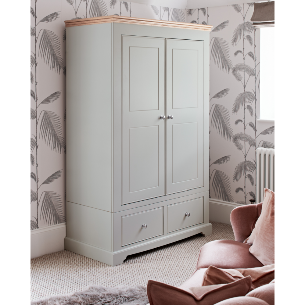 Inspiration Painted 2 Door/2 Drawer Wardrobe