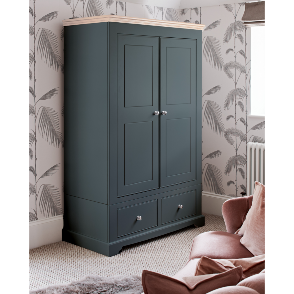 Inspiration Painted 2 Door/2 Drawer Wardrobe