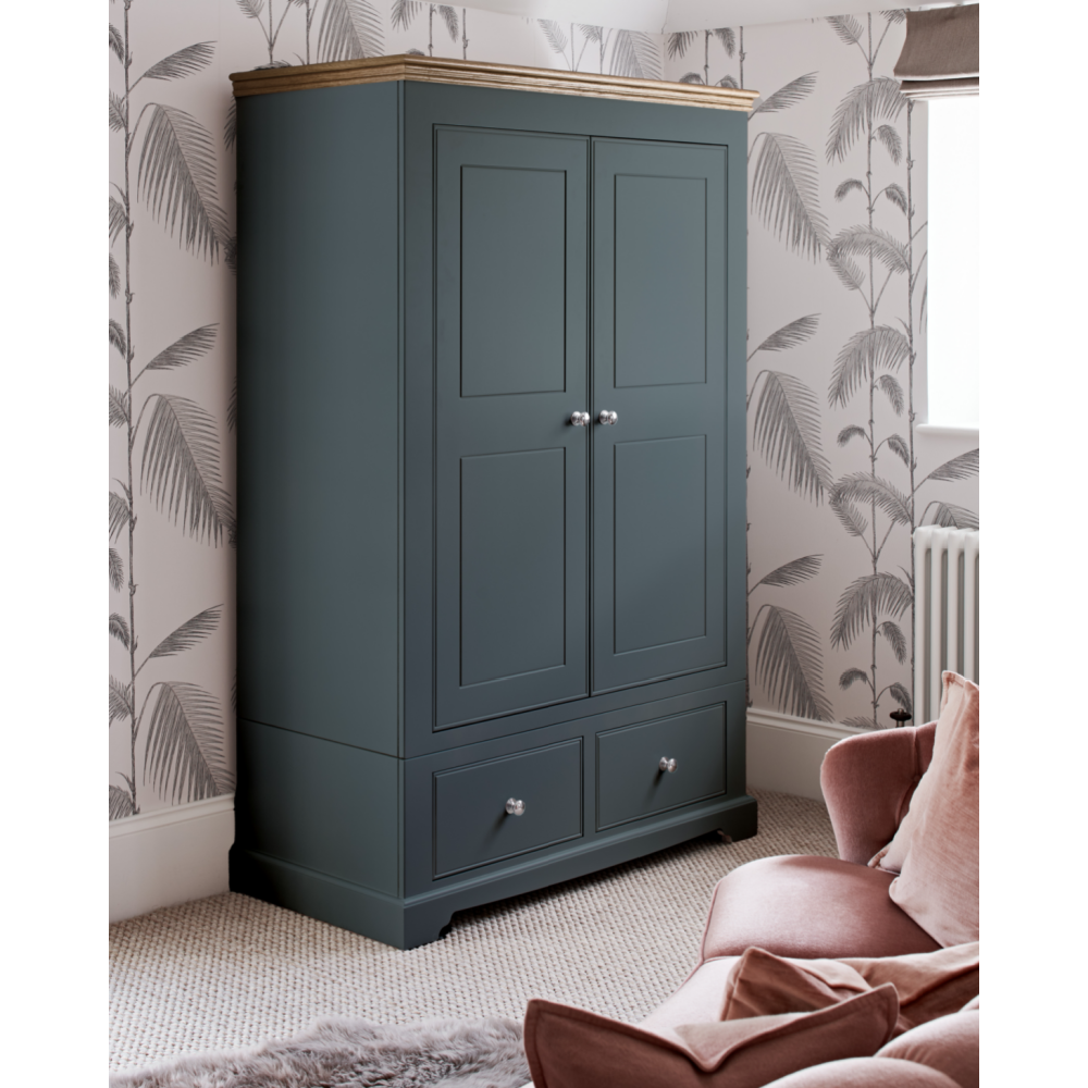 Inspiration Painted 2 Door/2 Drawer Wardrobe
