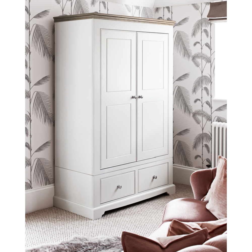 Inspiration Painted 2 Door/2 Drawer Wardrobe