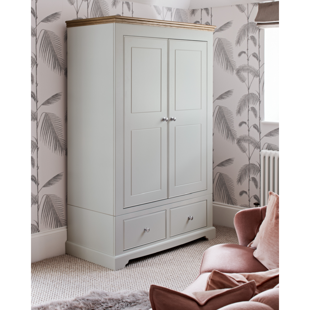 Inspiration Painted 2 Door/2 Drawer Wardrobe