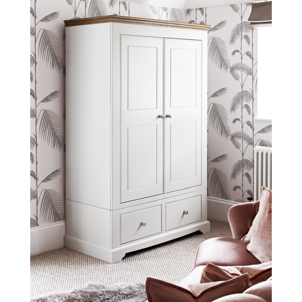 Inspiration Painted 2 Door/2 Drawer Wardrobe