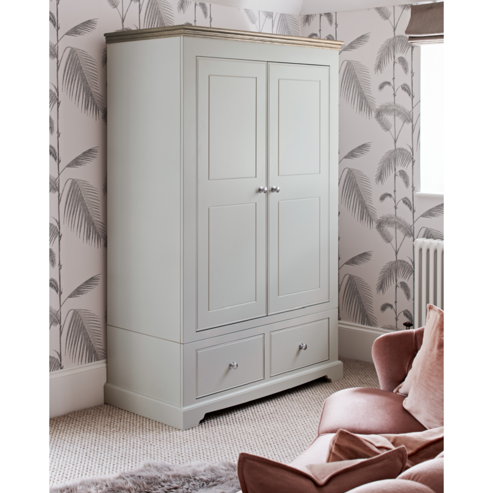 Inspiration Painted 2 Door/2 Drawer Wardrobe