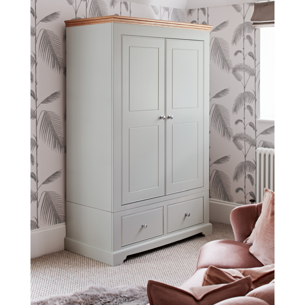 Inspiration Painted 2 Door/2 Drawer Wardrobe