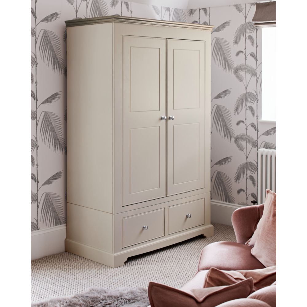 Inspiration Painted 2 Door/2 Drawer Wardrobe