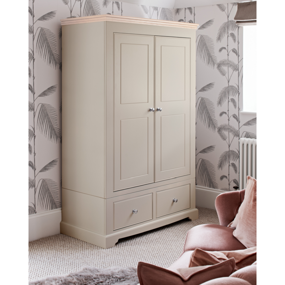Inspiration Painted 2 Door/2 Drawer Wardrobe