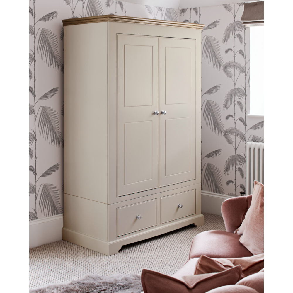 Inspiration Painted 2 Door/2 Drawer Wardrobe