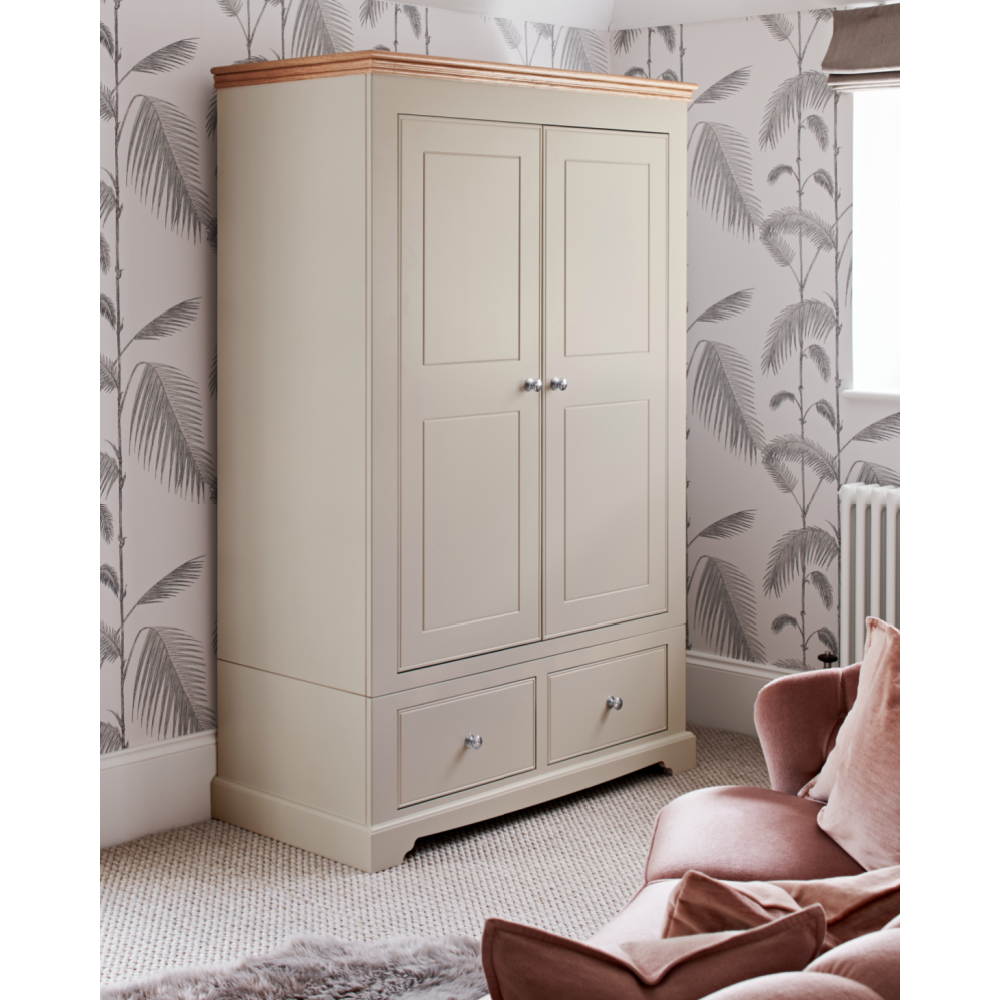 Inspiration Painted 2 Door/2 Drawer Wardrobe