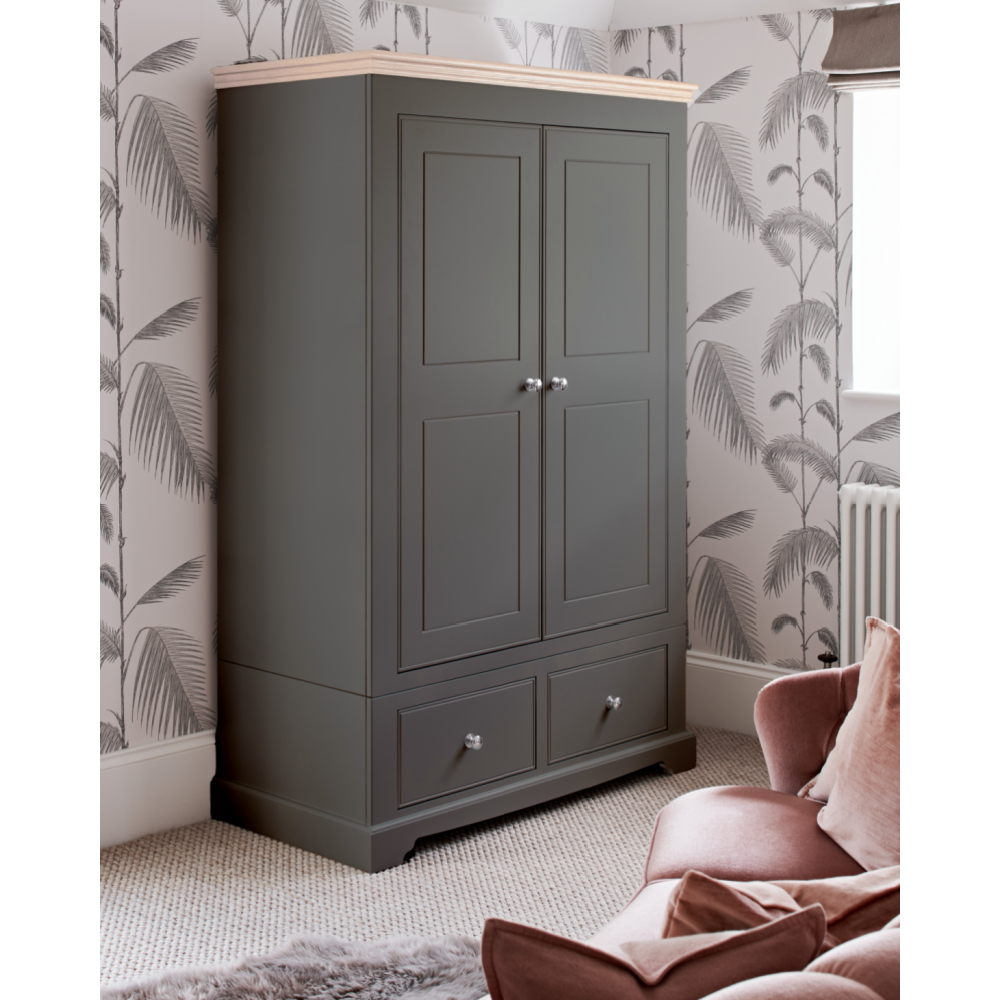 Inspiration Painted 2 Door/2 Drawer Wardrobe