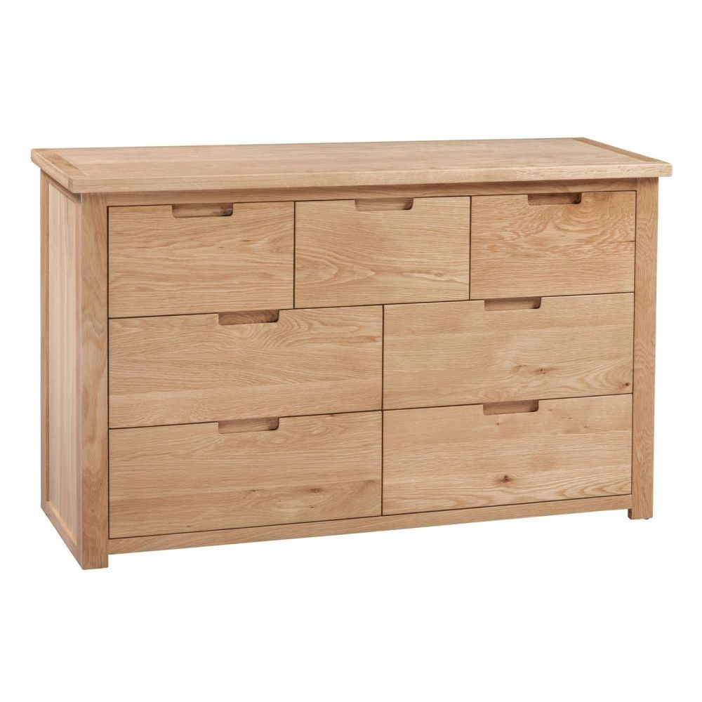 Moderna Oak 3 over 4 Chest of Drawers