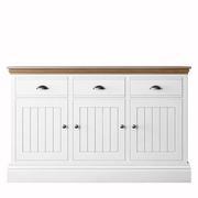 New England 3 Door 3 Drawer Sideboard