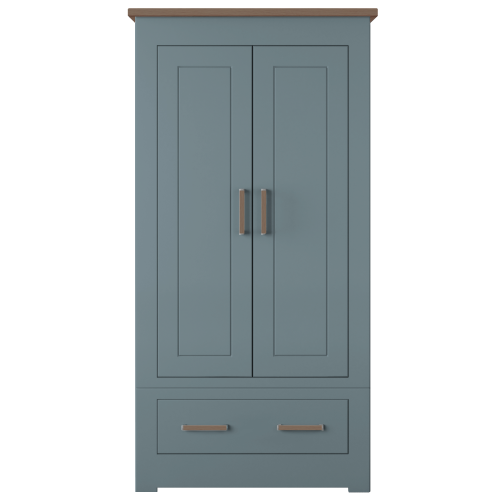 Modo Double 2 door 1 drawer Wardrobe