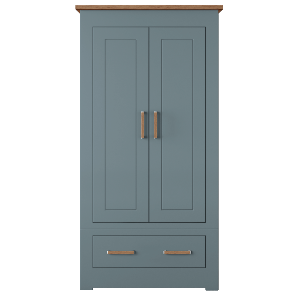 Modo Double 2 door 1 drawer Wardrobe