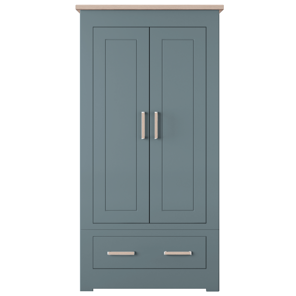 Modo Double 2 door 1 drawer Wardrobe