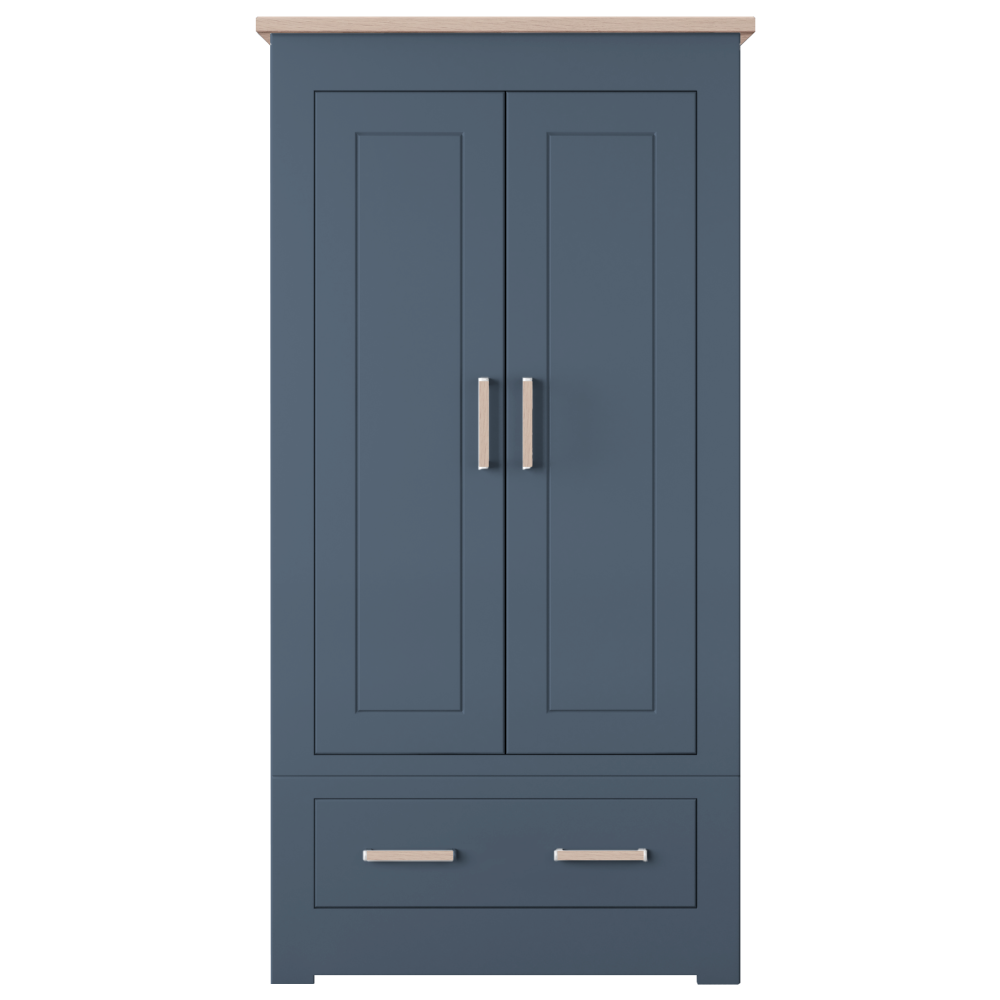 Modo Double 2 door 1 drawer Wardrobe