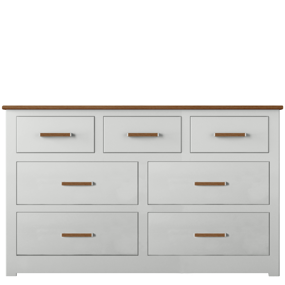 Modo Painted Small 3 Over 4 Chest of Drawers