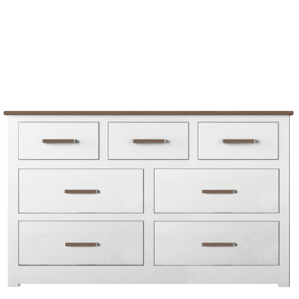 Modo Painted Small 3 Over 4 Chest of Drawers