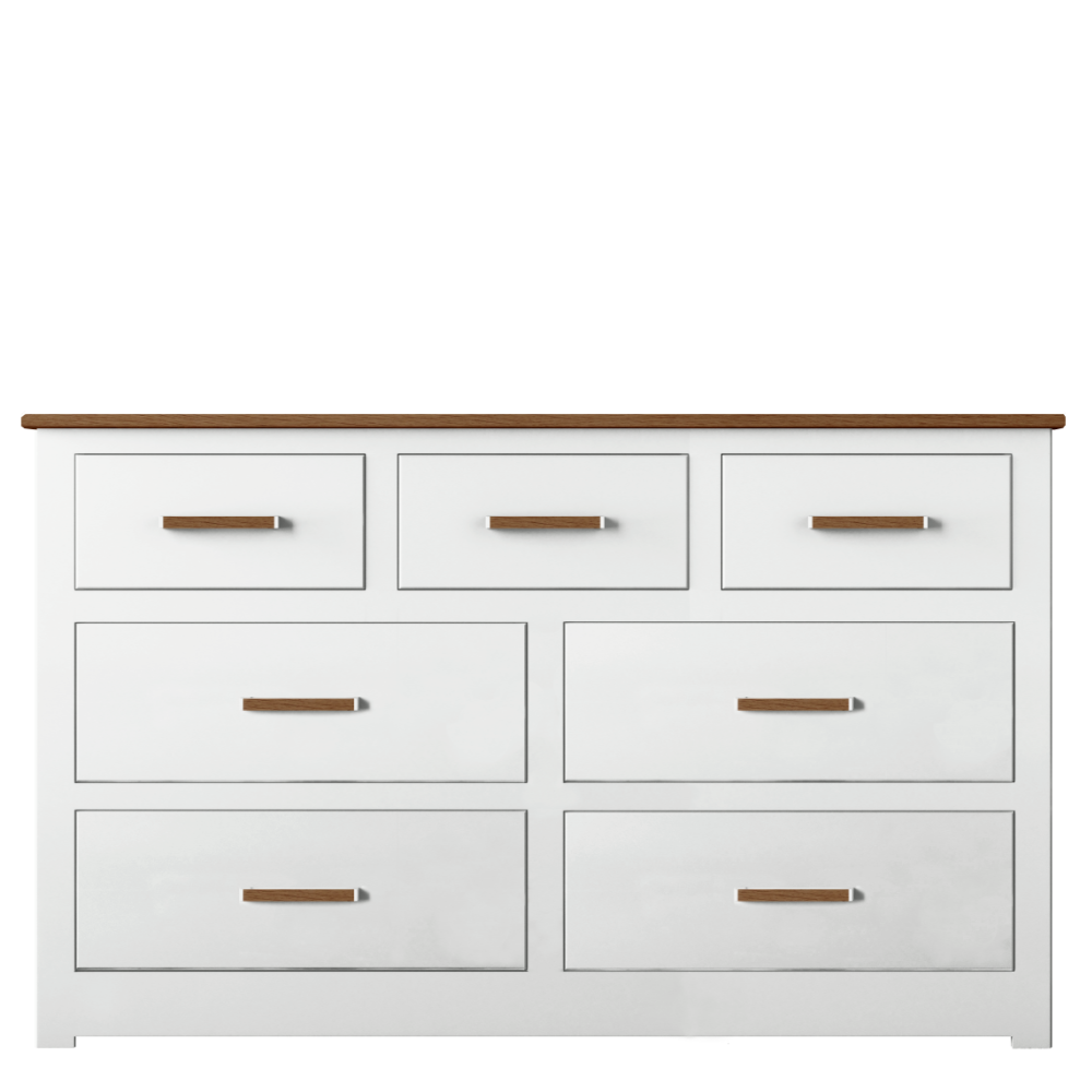 Modo Painted Small 3 Over 4 Chest of Drawers