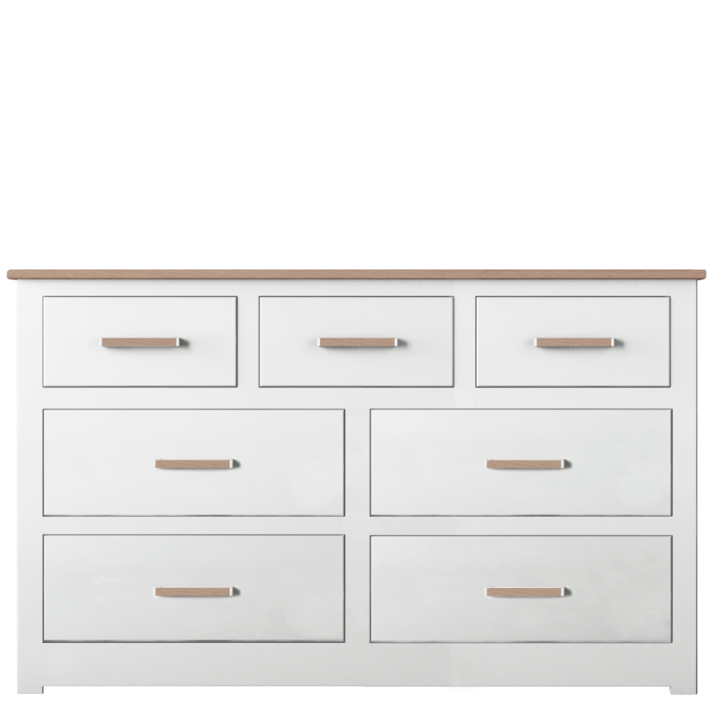 Modo Painted Small 3 Over 4 Chest of Drawers