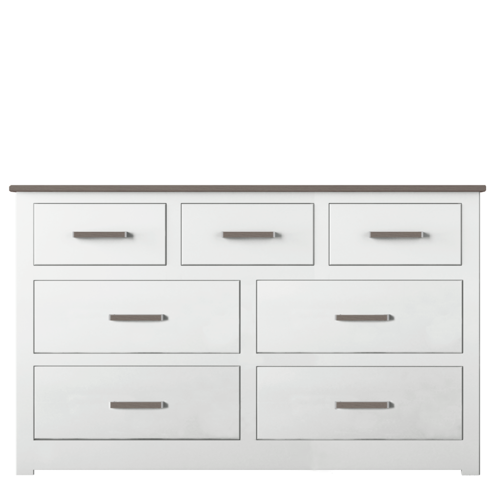 Modo Painted Small 3 Over 4 Chest of Drawers