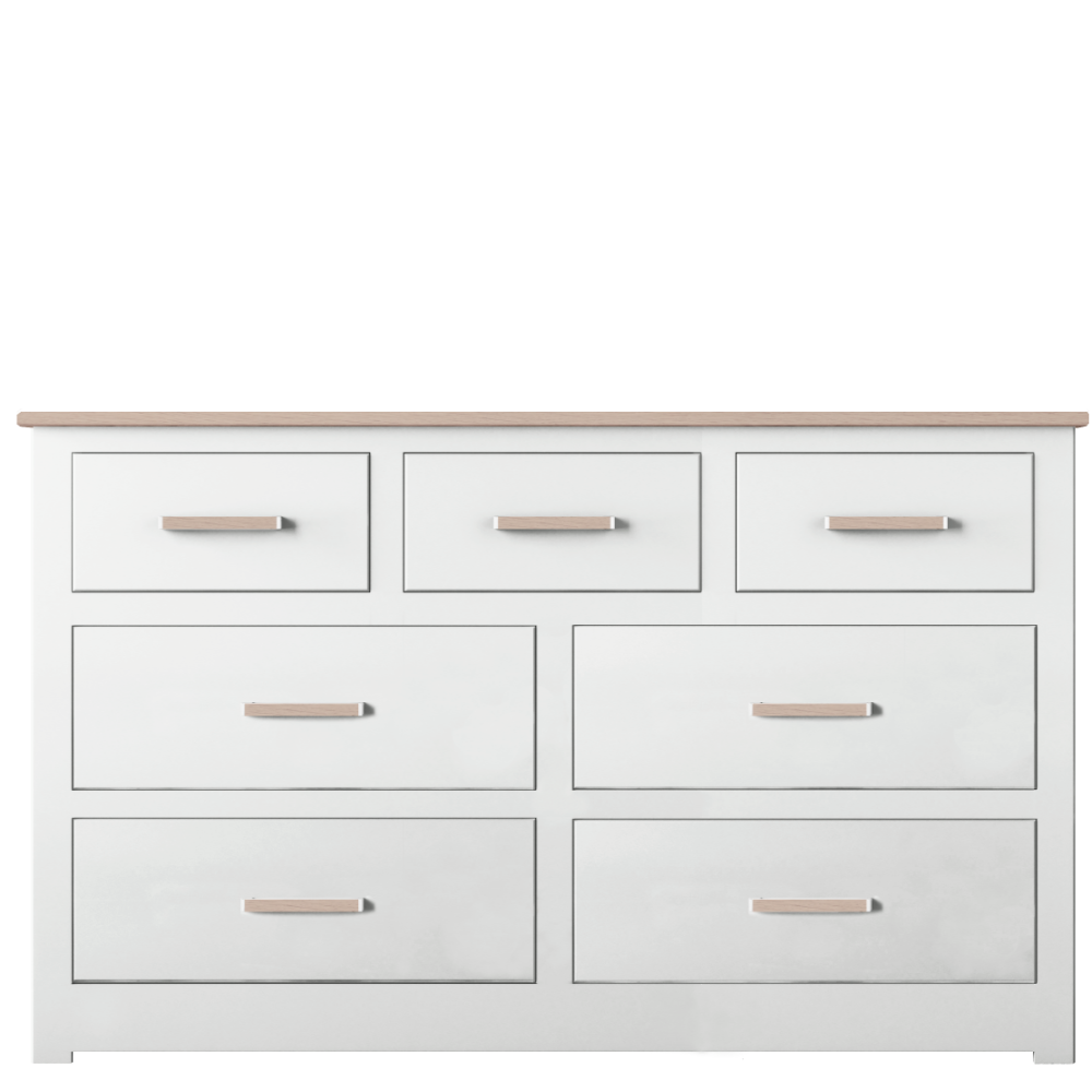 Modo Painted Small 3 Over 4 Chest of Drawers
