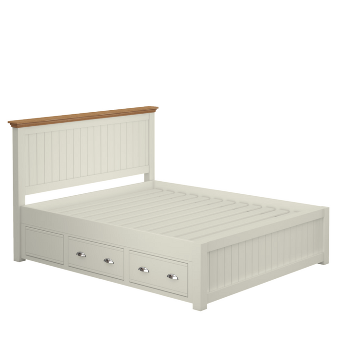 New England Painted Bed Low Foot-end