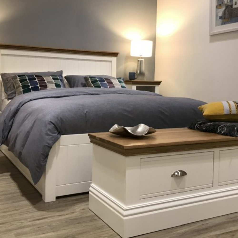 New England Painted Bed Low Foot-end