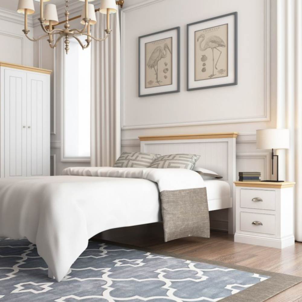 New England Painted Bed Low Foot-end