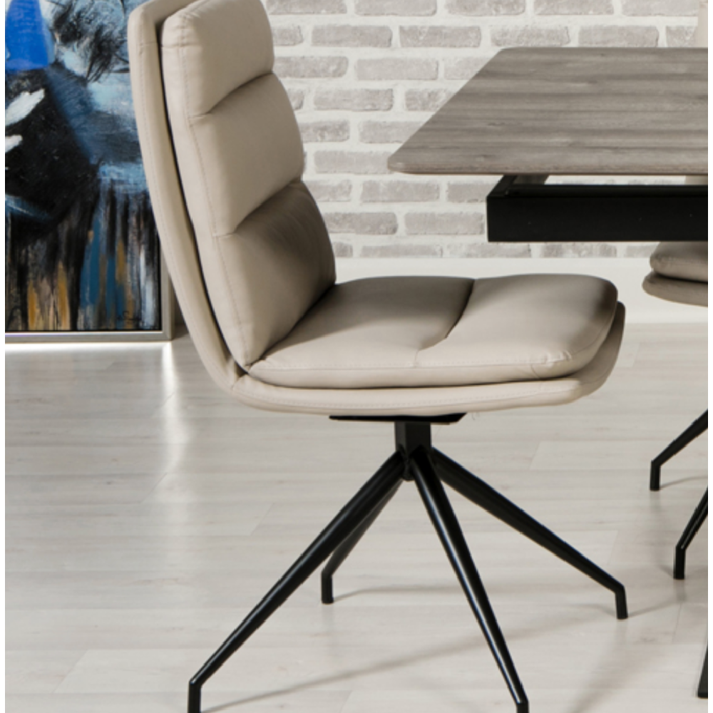 Nobo Swivel – Black Powder Coated Legs