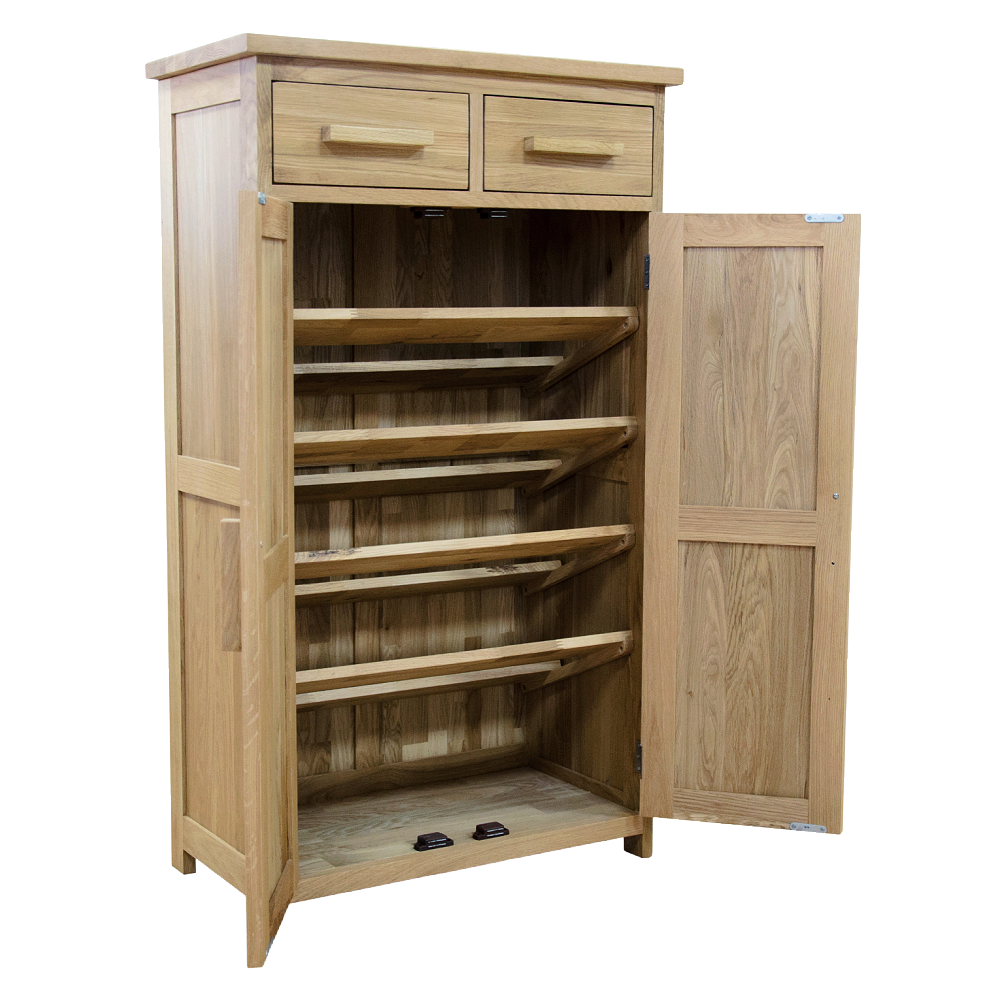 Opus Oak Shoe Cabinet