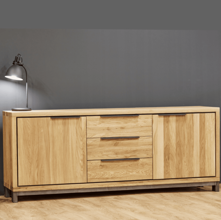 Kristensen Elements Oak 2 3 drawer 1 door Sideboard