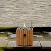 Cosiscoop Timber Square Fire Lantern