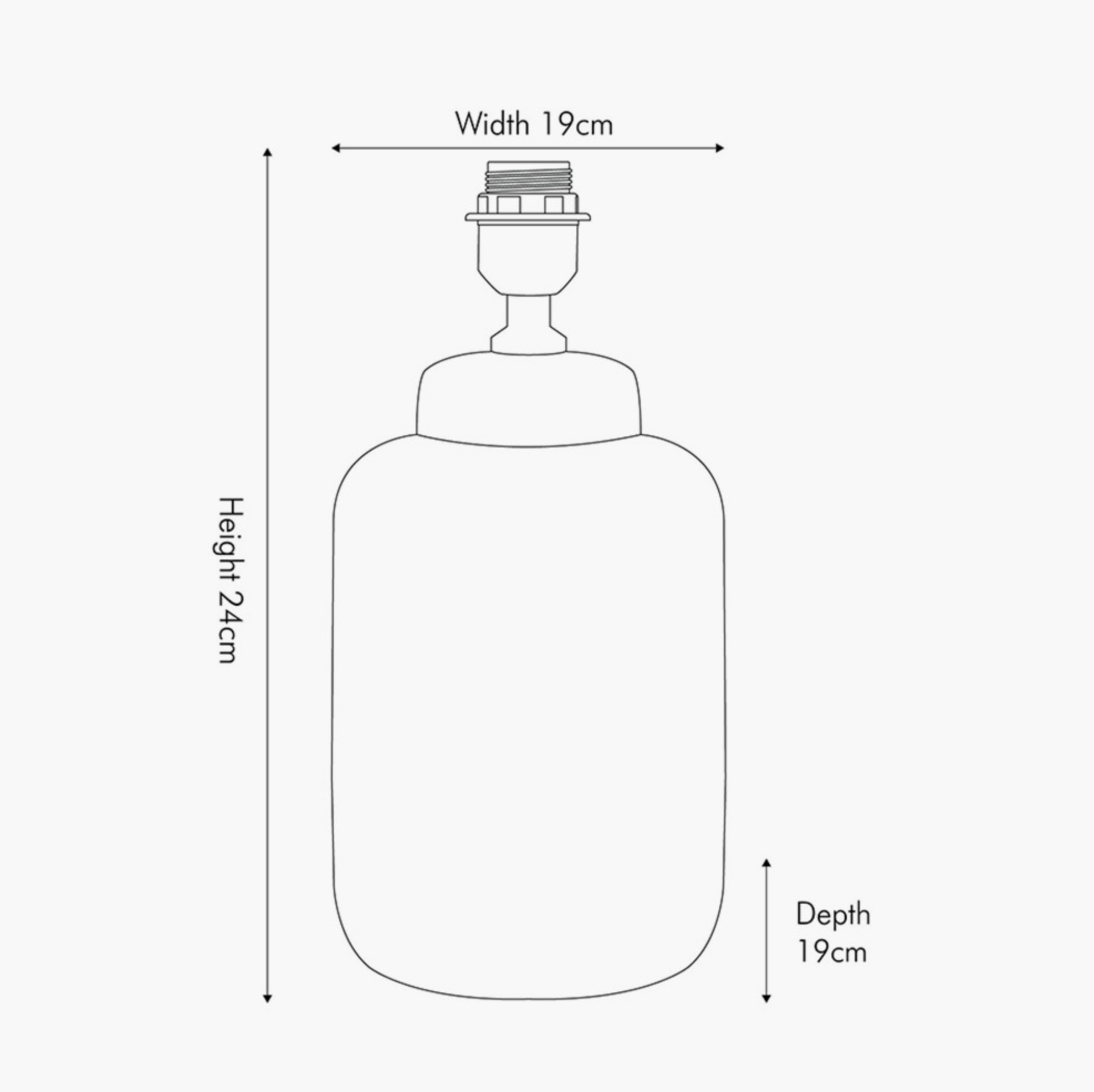 Celia Taupe and White Pattern Ceramic Table Lamp