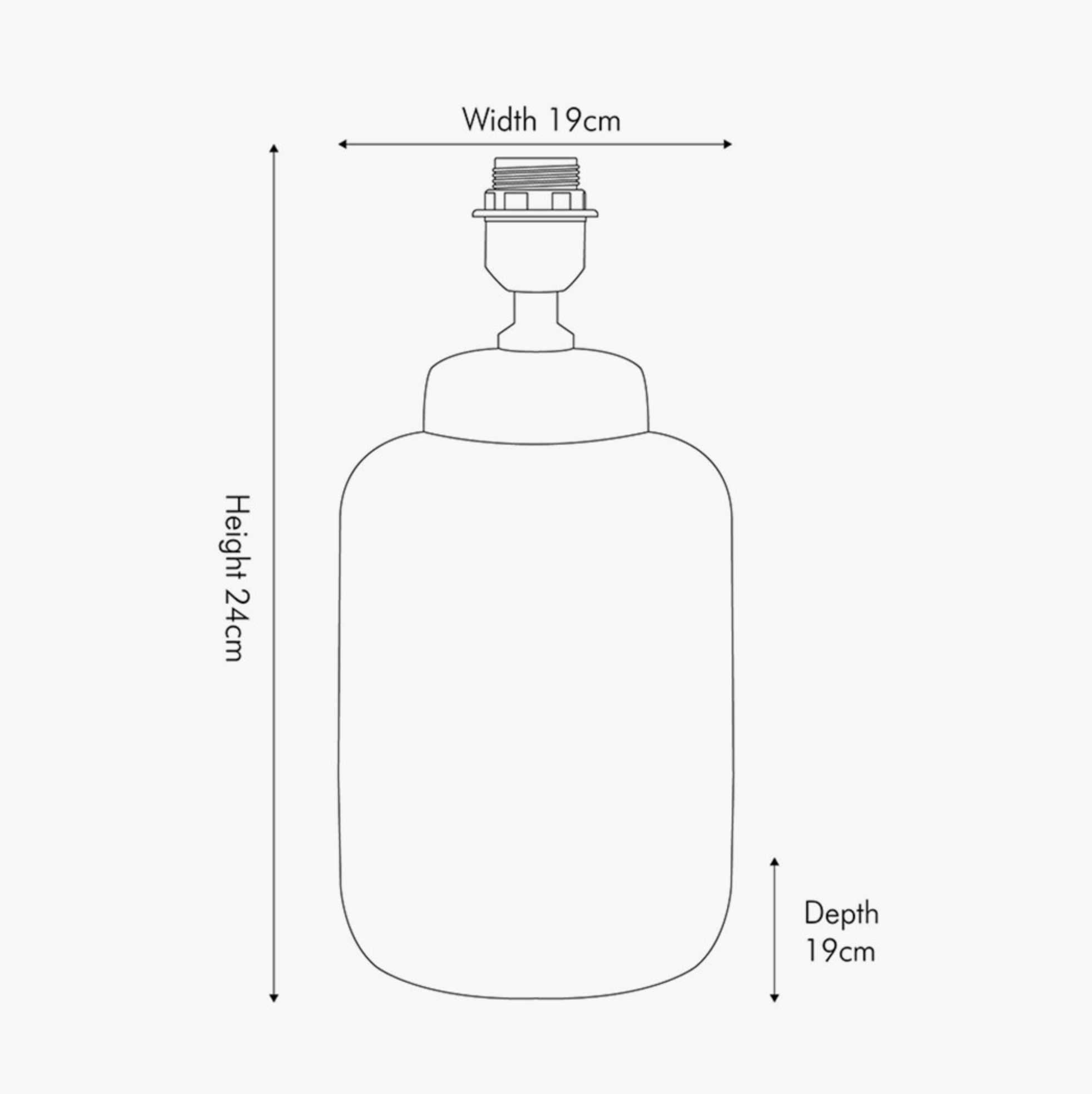 Celia Grey and White Pattern Ceramic Table Lamp